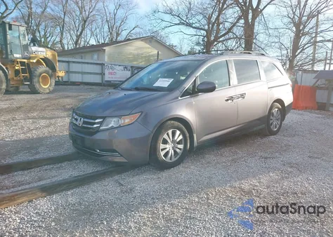 2016 Honda Odyssey Ex-L z USA, uszkodzony, nr VIN 5FNRL5H69GB148535